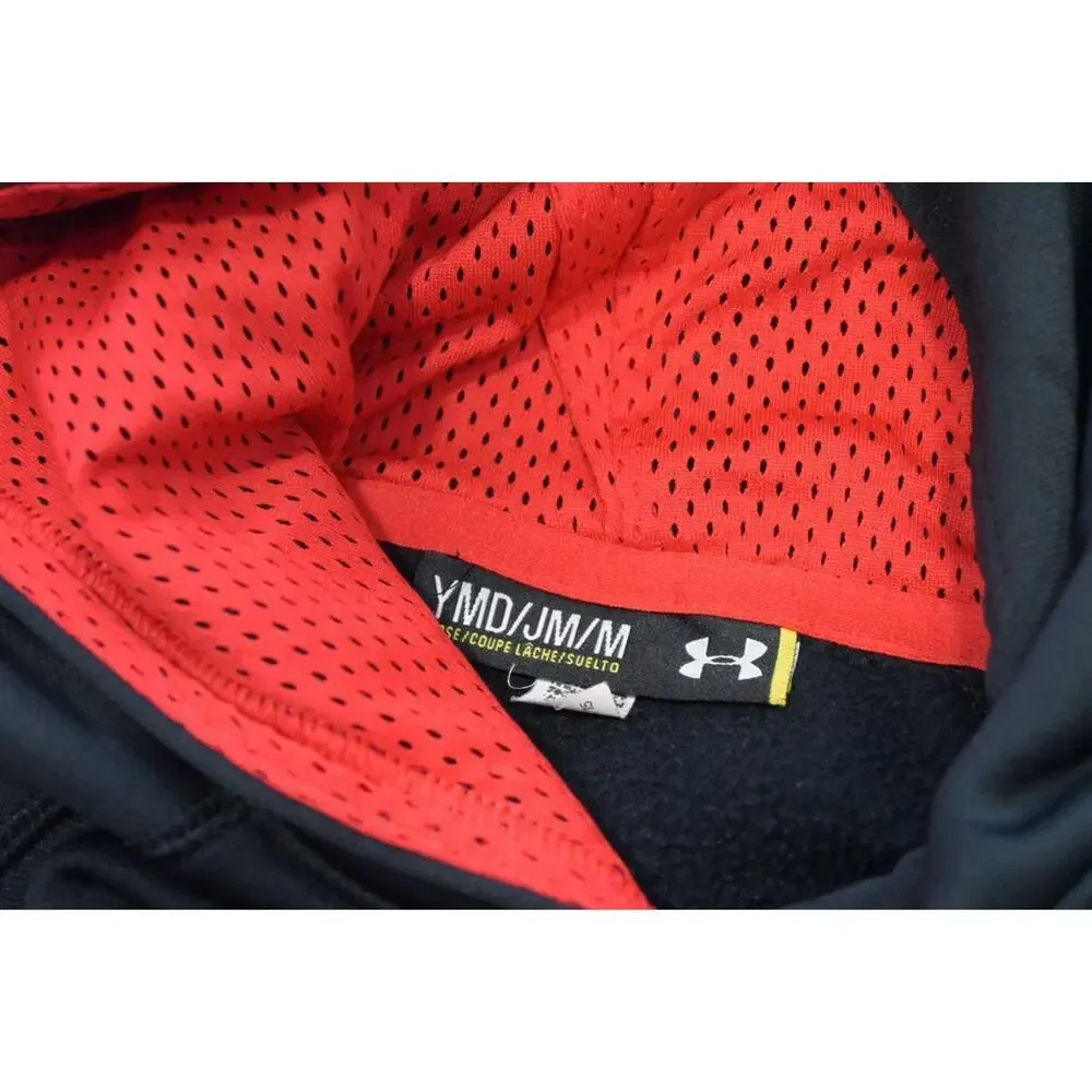 Under Armour Storm1 Hoodie Loose Black Pullover Athletic Sweater‎ Boys Sz Medium